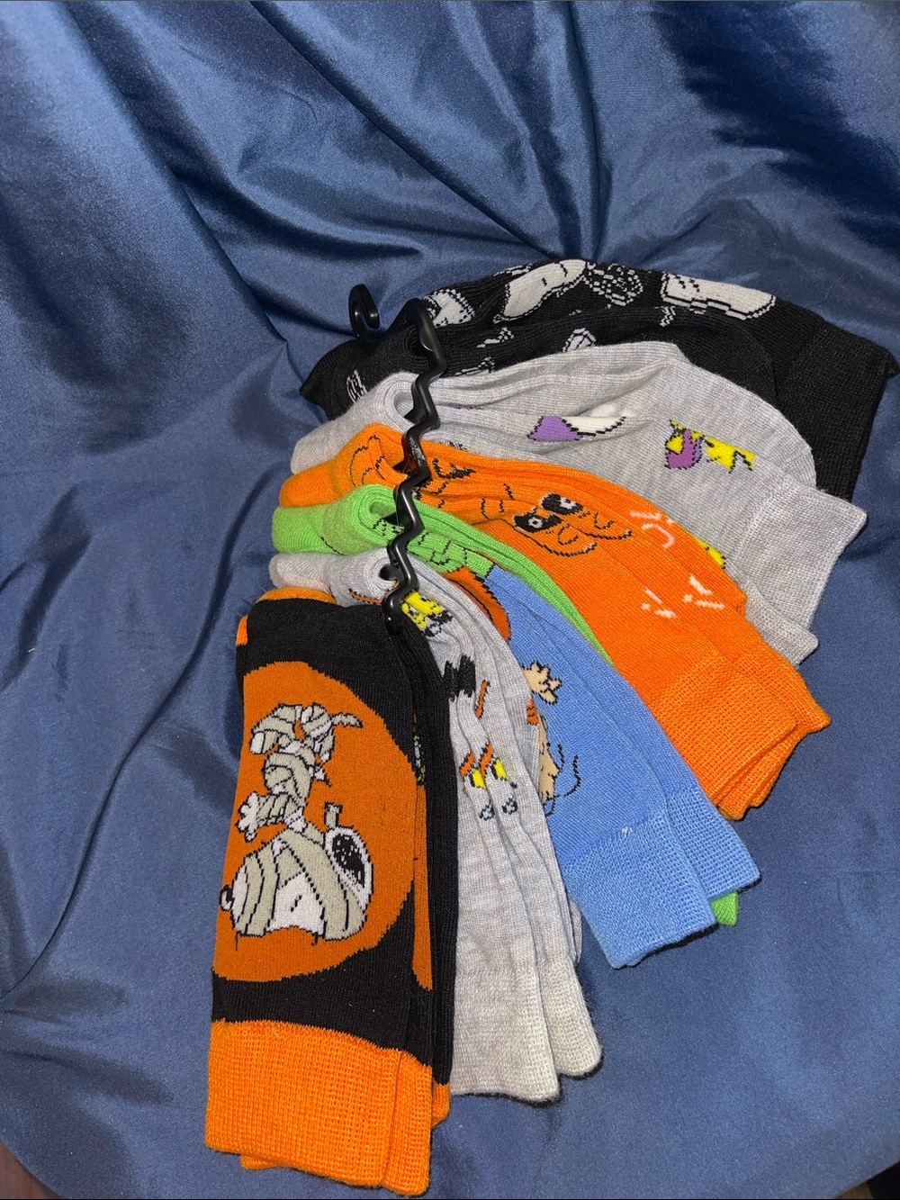 Peanuts Men's Crew Socks 6-Pack - Halloween Theme Peanuts Characters